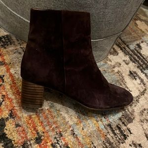 Suede booties